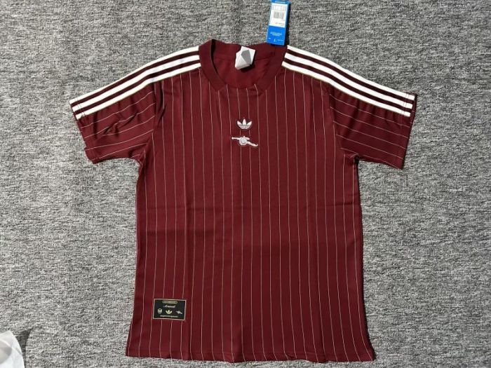 Fan Version Arsenal 2025-2026 Maroon Icon Soccer Jersey Football Shirt