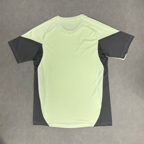 Fans Version 2025-2026 Real Madrid Green/Grey Soccer Training Jersey Real Football Shirt