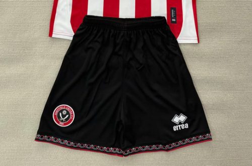 Fan Version 2025-2026 Sheffield United Home Soccer Shorts Football Shorts