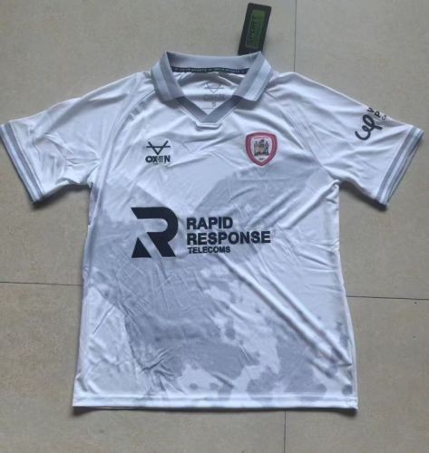 Fan Version 2025-2026 Barnsley Away White Soccer Jersey Football Shirt