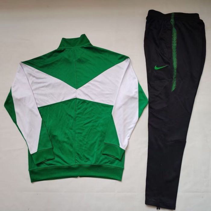 Youth 2025-2026 Atletico Nacional Green/White Soccer Training Jacket Football Jacket and Pants