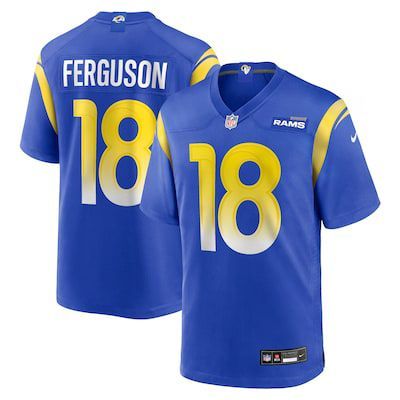 Los Angeles Rams Ferguson 18 Blue NFL Jersey