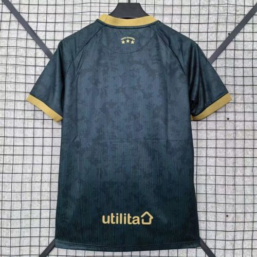 Fans Version 2025-2026 Huddersfield Town Third Away Black Soccer Jersey Football Shirt