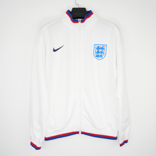2026 England White Soccer Jacket