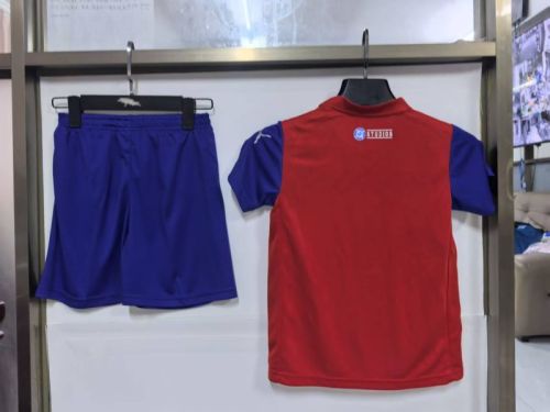 with Superman Version Youth Uniform Kids Kit Bahia 2025-2026 Blue/Red Soccer Jersey Shorts Child Football Set