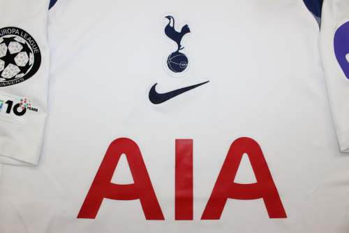 with Europa League Patch Fan Version 2025-2026 TOT Home Soccer Jersey Spurs Football Shirt