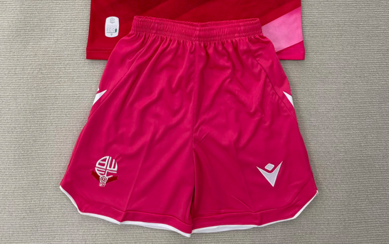 Fan Version 2025-2026 Bolton Wanderers Third Away Soccer Shorts Football Shorts