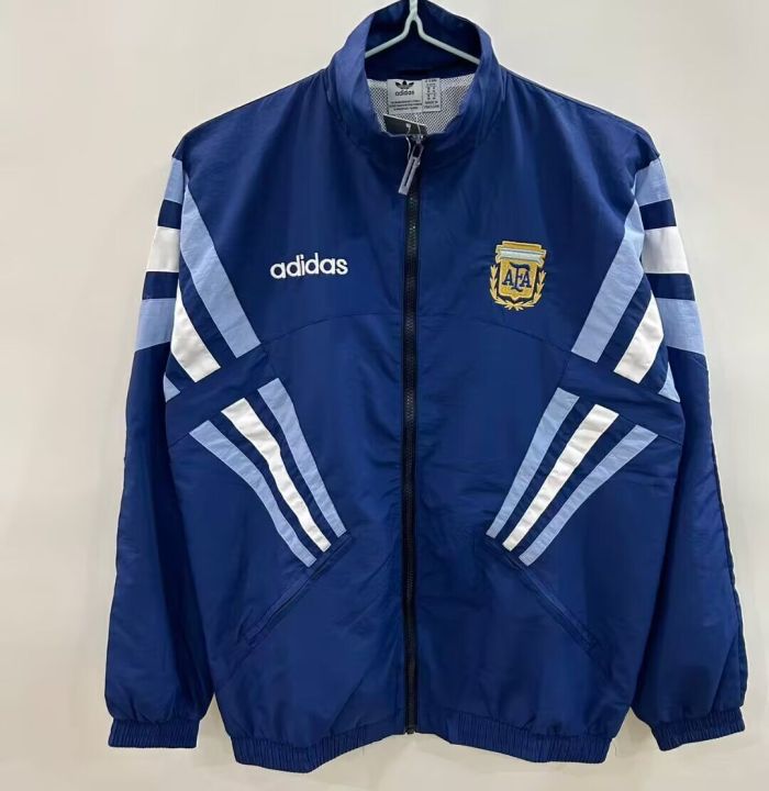 2025-2026 Argentina Dark Blue Soccer Windbreaker Jacket Football Jacket