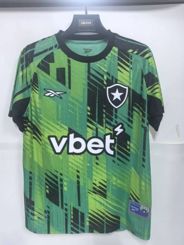 Fan Version 2025-2026 Botafogo Green Goalkeeper Soccer Jersey Football Shirt