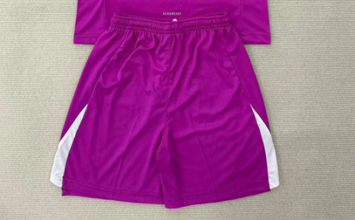 Fan Version 2025-2026 Bayern Munich Purple Goalkeeper Soccer Shorts Football Shorts