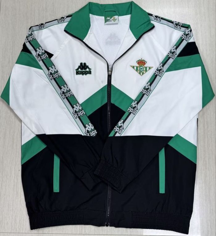 Retro Jacket 1995-1997 Real Betis Soccer Windbreaker Jacket Football Jacket