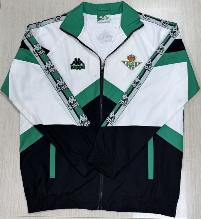 Retro Jacket 1995-1997 Real Betis Soccer Windbreaker Jacket Football Jacket
