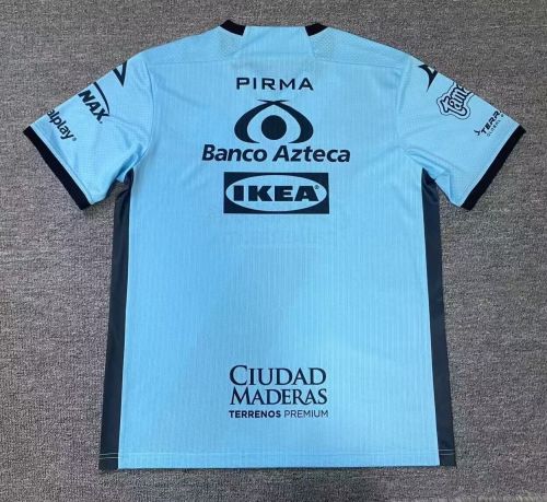 Player Version 2025-2026 Puebla Third Away Blue Soccer Jersey Football Shirt