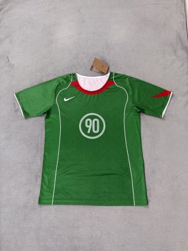 NK 90 Model Green Blank Soccer Training Jersey DIY Cutoms Uniform