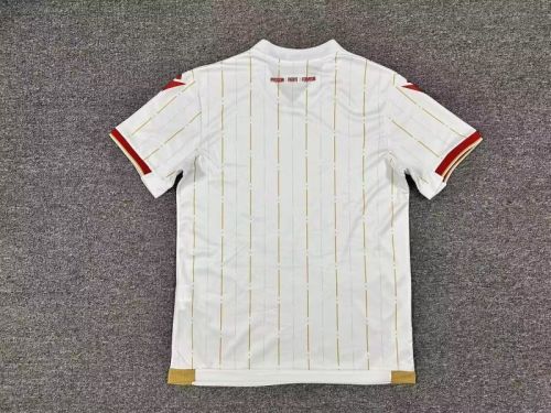 Fans Version 2025-2026 Standard Liège Away White Soccer Jersey Standard Liege Football Shirt