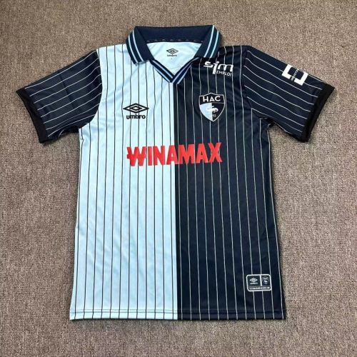 Maillot Fan Version 2025-2026 Le Havre AC Home Soccer Jersey Football Shirt