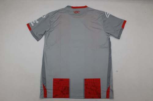 Fan Version 2025-2026 US Cremonese Home Soccer Jersey Football Shirt