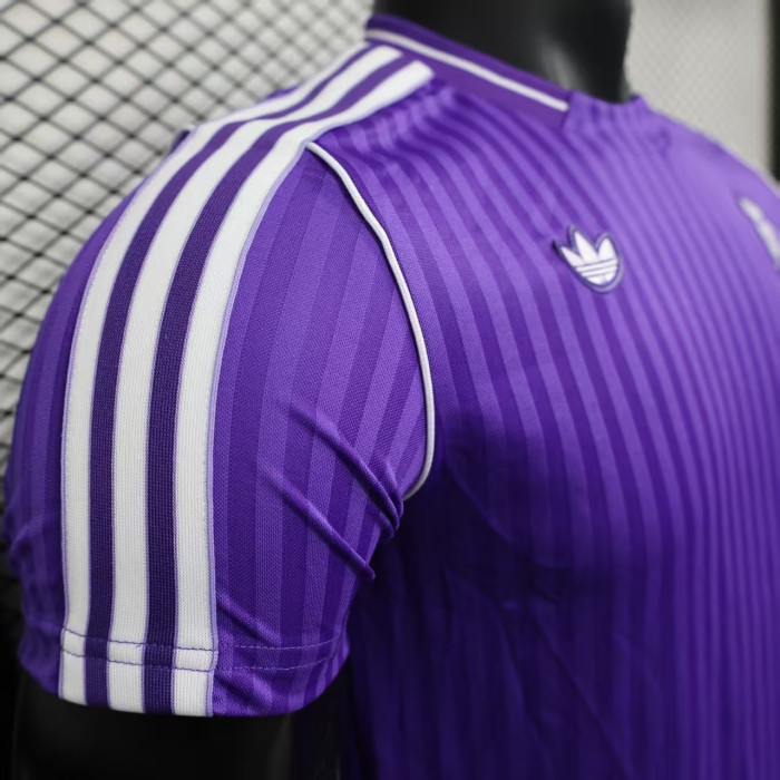 Player Version 2025-2026 Real Madrid Purple Casual Soccer Jersey Real Icon Football Shirt