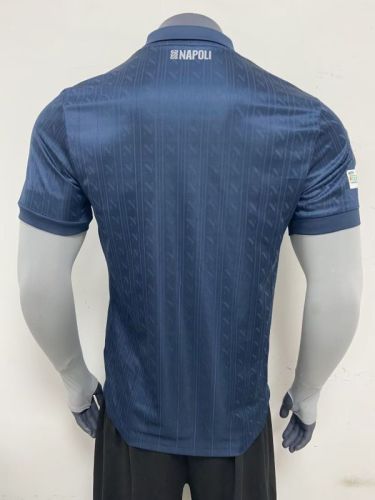with Scudetto Patch Player Version 2025-2026 Calcio Napoli UCL Version Third Away Football Shirt Napoles Soccer Jersey