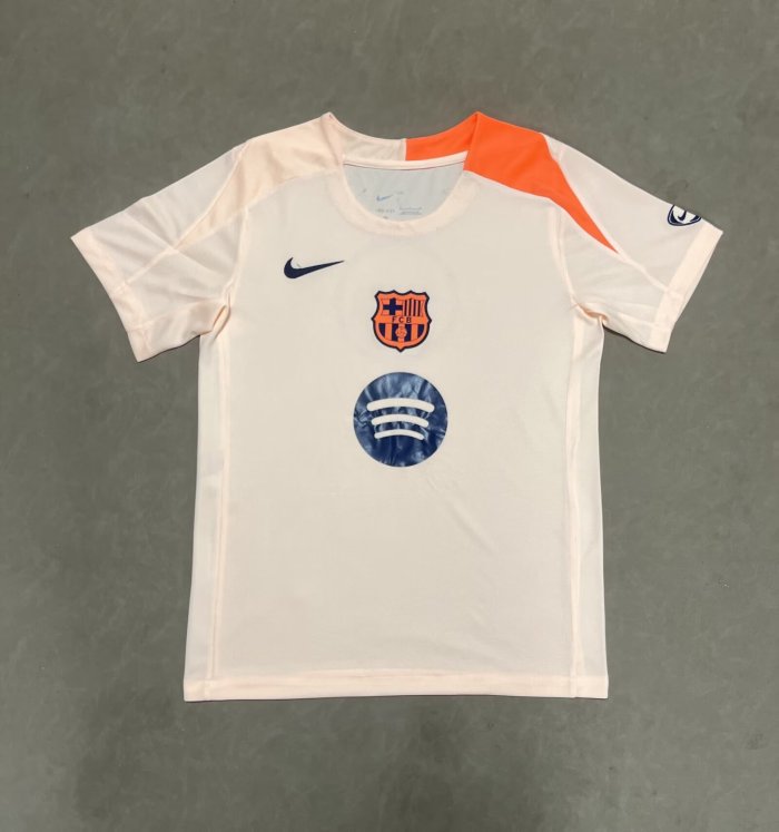 Barca Camisetas de Futbol Fans Version 2025-2026 Barcelona Light Yellow Soccer Jersey