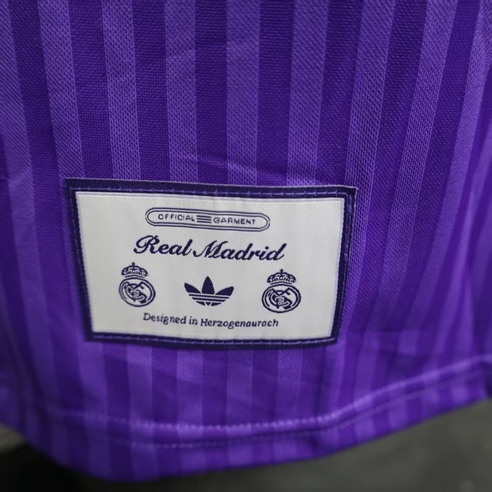 Player Version 2025-2026 Real Madrid Purple Casual Soccer Jersey Real Icon Football Shirt
