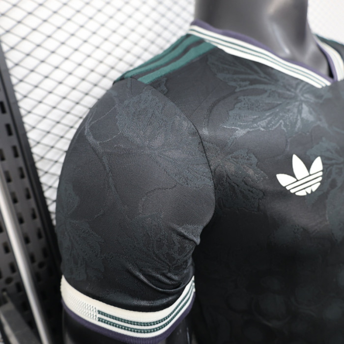 Maillot Juve Shirt Player Version Juventus 2025-2026 Third Away Black Soccer Jersey Football Shirt