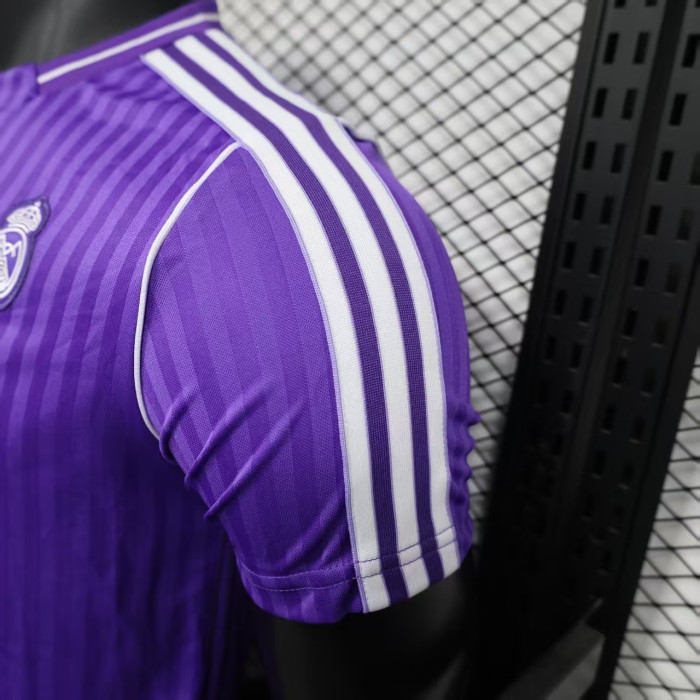 Player Version 2025-2026 Real Madrid Purple Casual Soccer Jersey Real Icon Football Shirt
