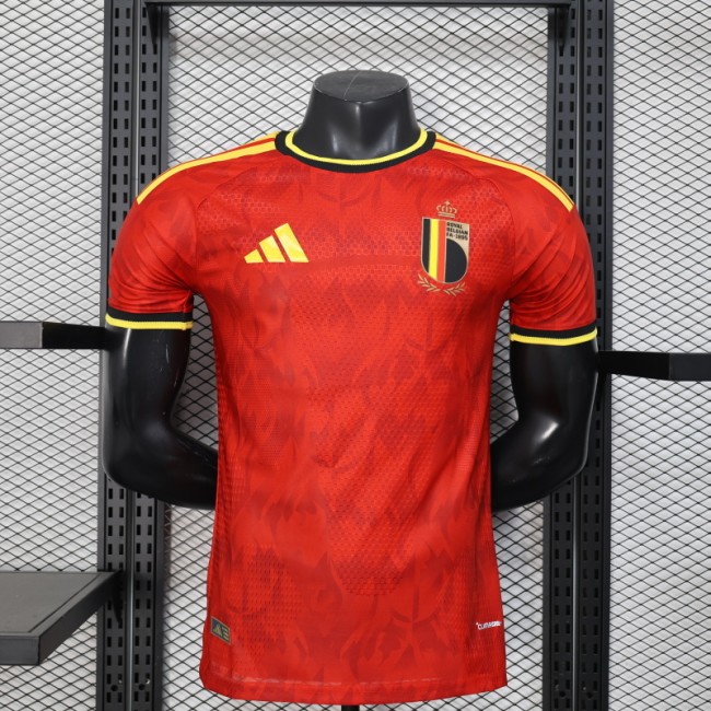 Player Version 2026 BEL Home Soccer Jersey Football Shirt