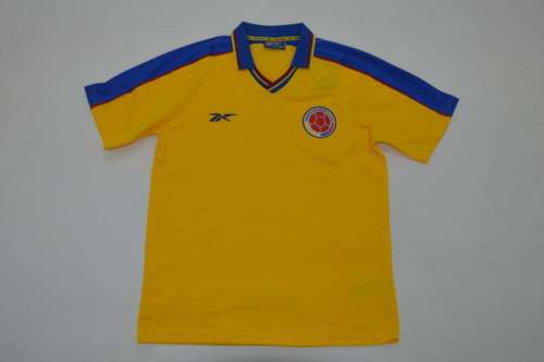 Retro Jersey 1998 Colombia Home Soccer Jersey Vintage Football Shirt