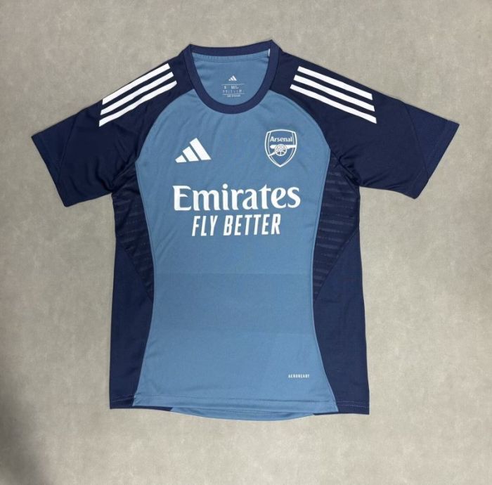 Fan Version Arsenal 2025-2026 Blue Soccer Training Jersey Football Shirt