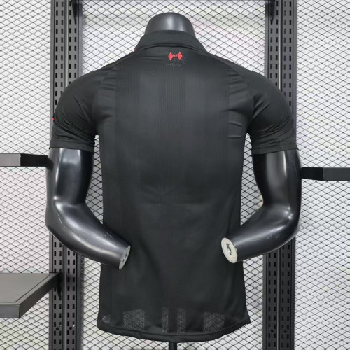 Player Version 2025-2026 Liverpool Black Soccer Training Jersey Football Shirt