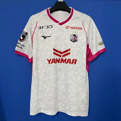 Fans Version 2025-2026 Cerezo Osaka Away White Soccer Jersey Football Shirt