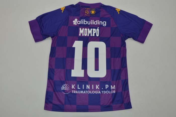Fan Version 2025-2026 Hércules CF MOMPO 10 Away Soccer Jersey Hercules Football Shirt