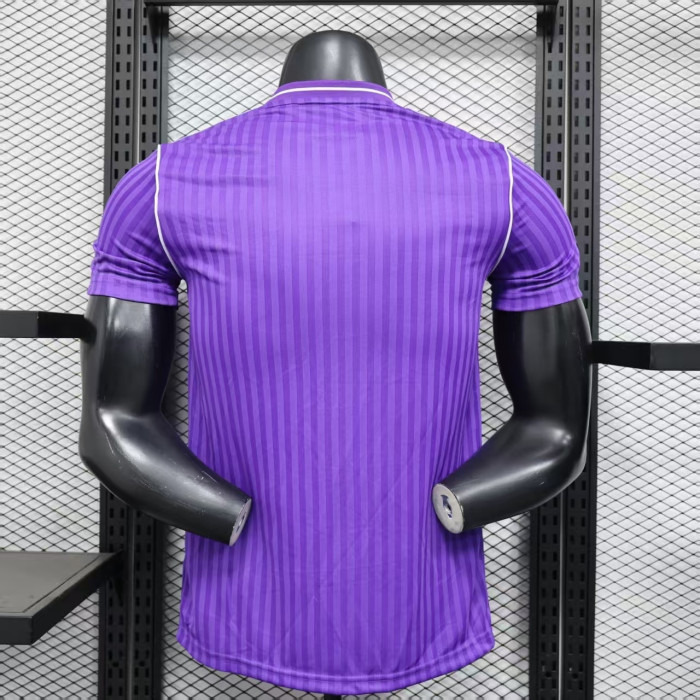 Player Version 2025-2026 Real Madrid Purple Casual Soccer Jersey Real Icon Football Shirt