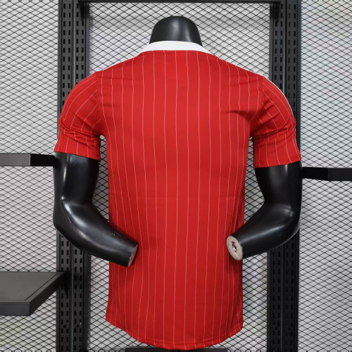 Player Version 2025-2026 Manchester United Red Icon Soccer Casual Shirt