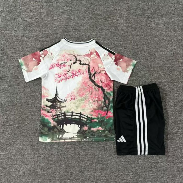 Youth Uniform Kids Kit 2025 Japan Comic Soccer Jersey Shorts Child Football Set
