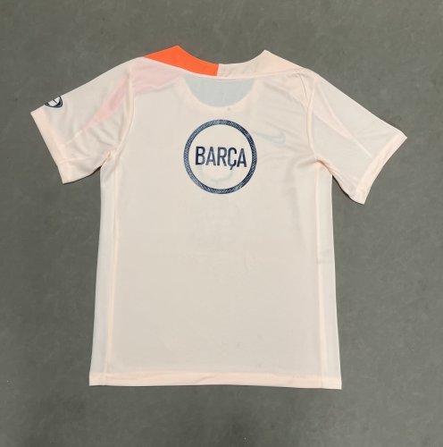 Barca Camisetas de Futbol Fans Version 2025-2026 Barcelona Light Yellow Soccer Jersey