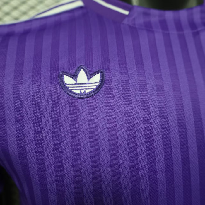 Player Version 2025-2026 Real Madrid Purple Casual Soccer Jersey Real Icon Football Shirt