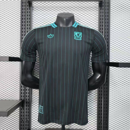 Player Version 2025-2026 Liverpool Black Icon Soccer Jersey Football Shirt