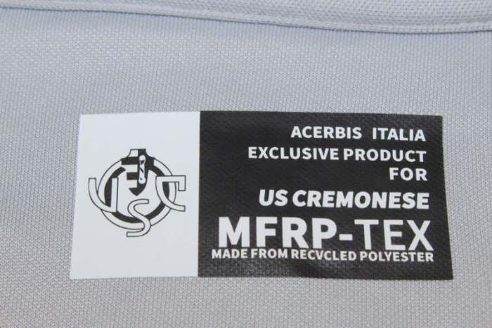 Fan Version 2025-2026 US Cremonese Home Soccer Jersey Football Shirt