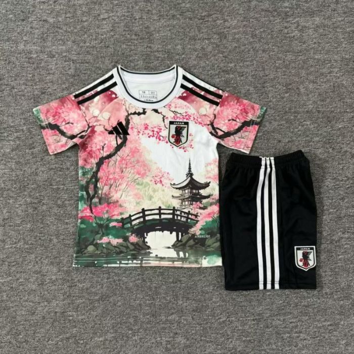 Youth Uniform Kids Kit 2025 Japan Comic Soccer Jersey Shorts Child Football Set