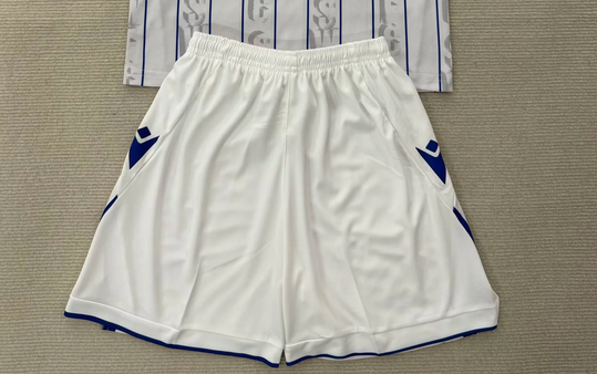 Fan Version 2025-2026 Sheffield Wednesday Third Away White Soccer Shorts Football Shorts
