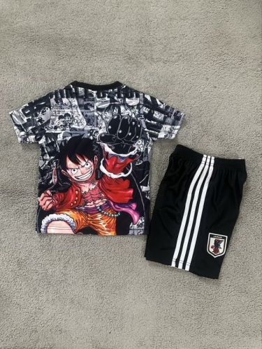 Youth Uniform Kids Kit 2025 Japan Comic Soccer Jersey Shorts Child Football Set