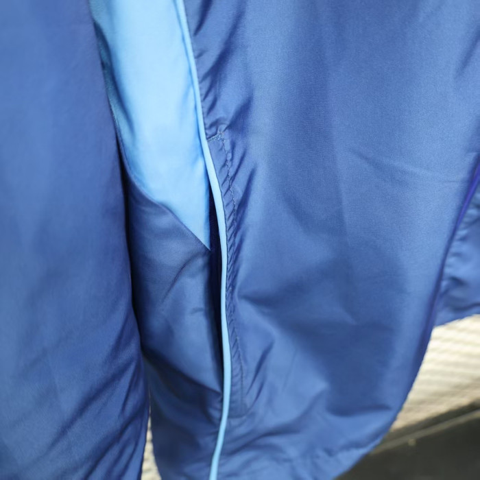 2025-2026 Club America Blue Soccer Windbreaker Jacket Football Jacket