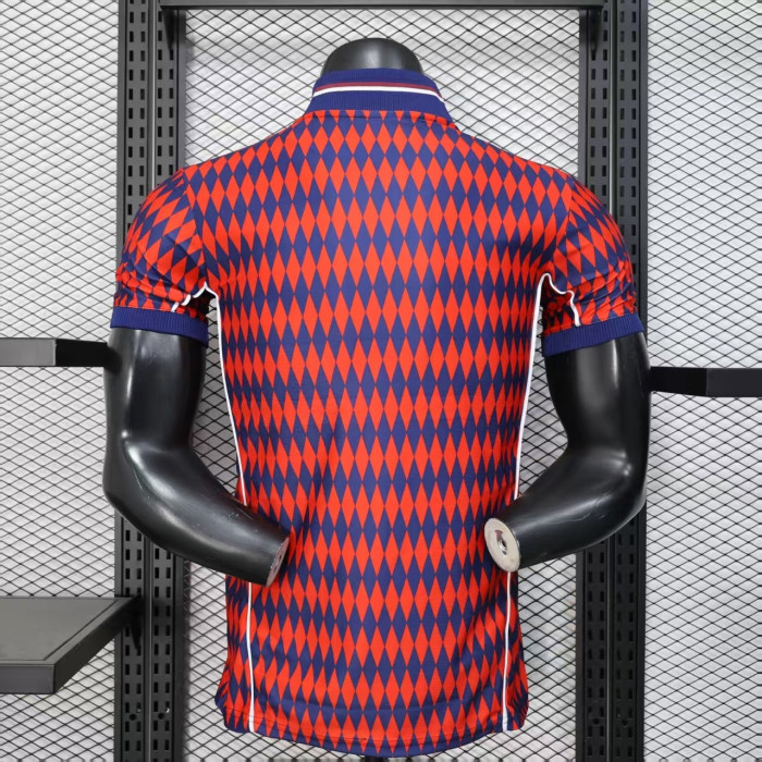 Player Version 2025-2026 Bayern Munich Red/Blue Special Edition Soccer Jersey Bayern Munchen Football Shirt