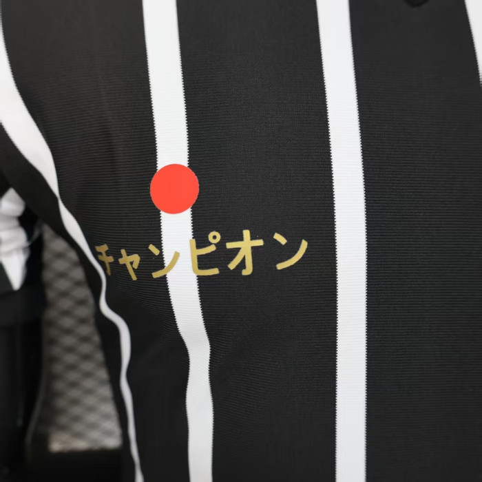 Player Version 2025-2026 Corinthians Black/White Soccer Jersey Camisetas de Futbol