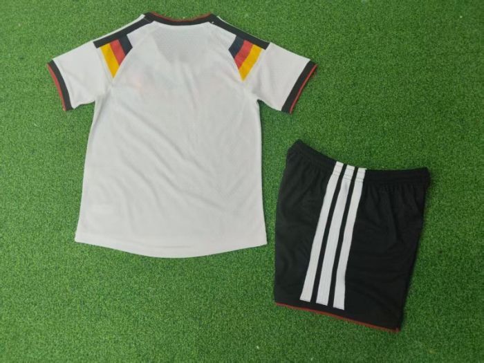 Player Version Youth Uniform Kids Kit 2026 Germany Home Soccer Jersey Shorts Child Football Set