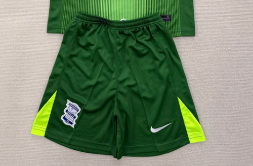Fan Version 2025-2026 Birmingham City Green Goalkeeper Soccer Shorts Football Shorts