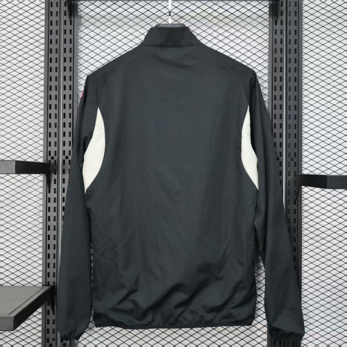 2025-2026 Liverpool Black/Red Soccer Windbreaker Jacket Football Jacket