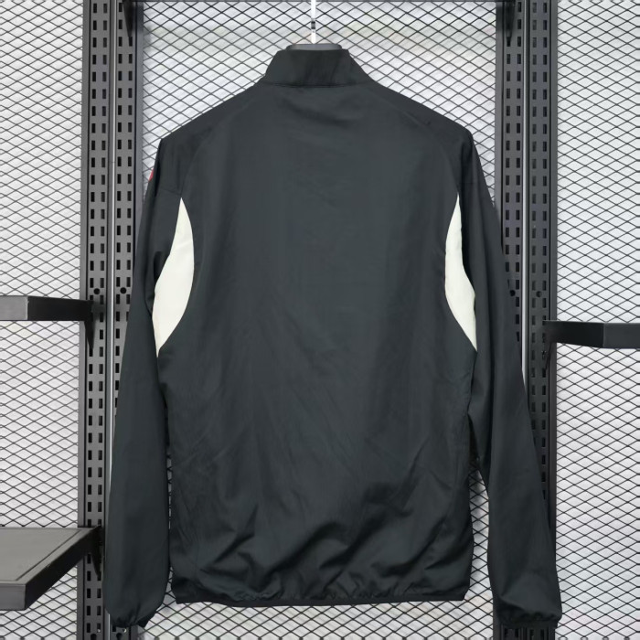 2025-2026 Liverpool Black/Red Soccer Windbreaker Jacket Football Jacket
